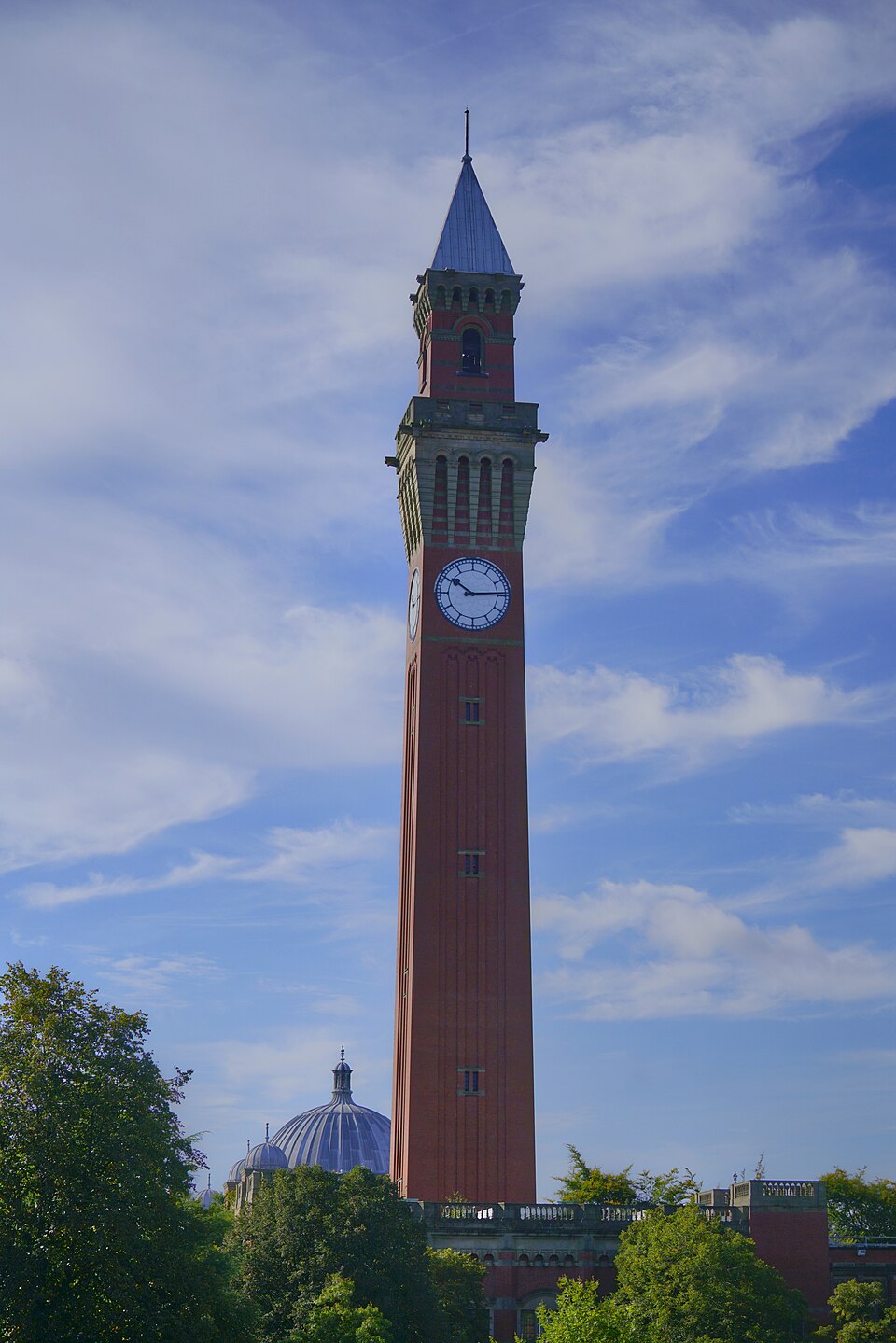 Old Joe clock tower seen from the Green Heart.