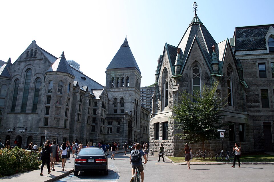 McGill’s downtown campus in Montréal.