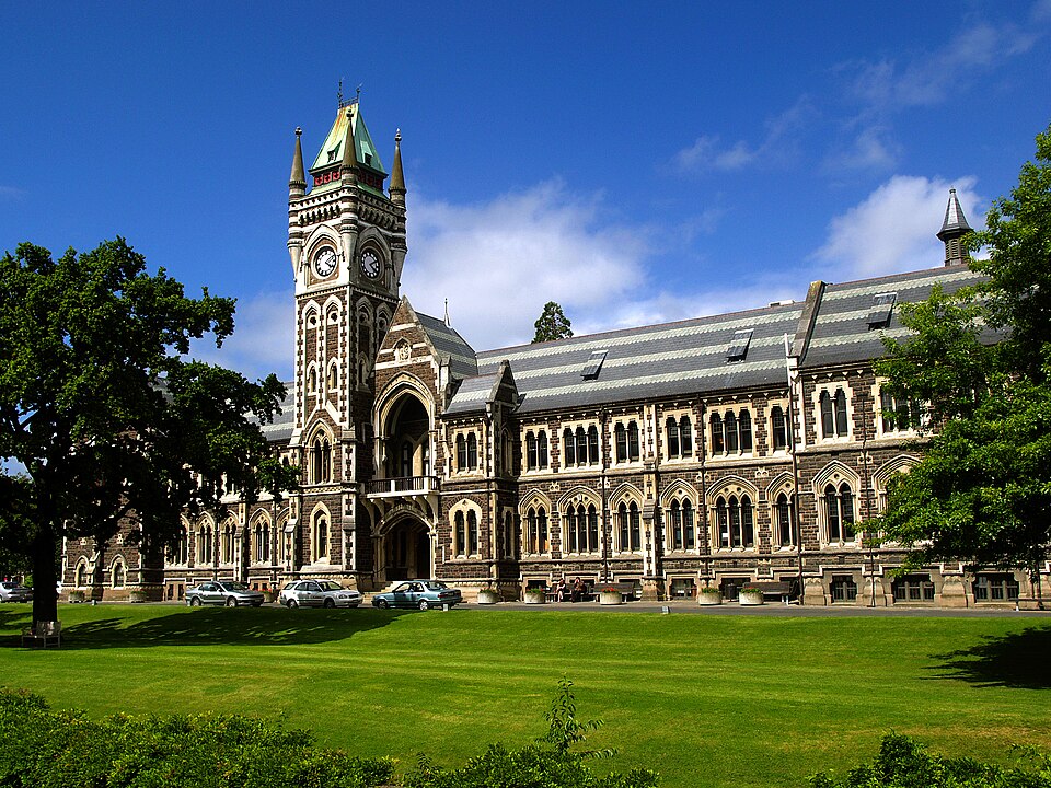 The Clocktower Building at the Dunedin campus.