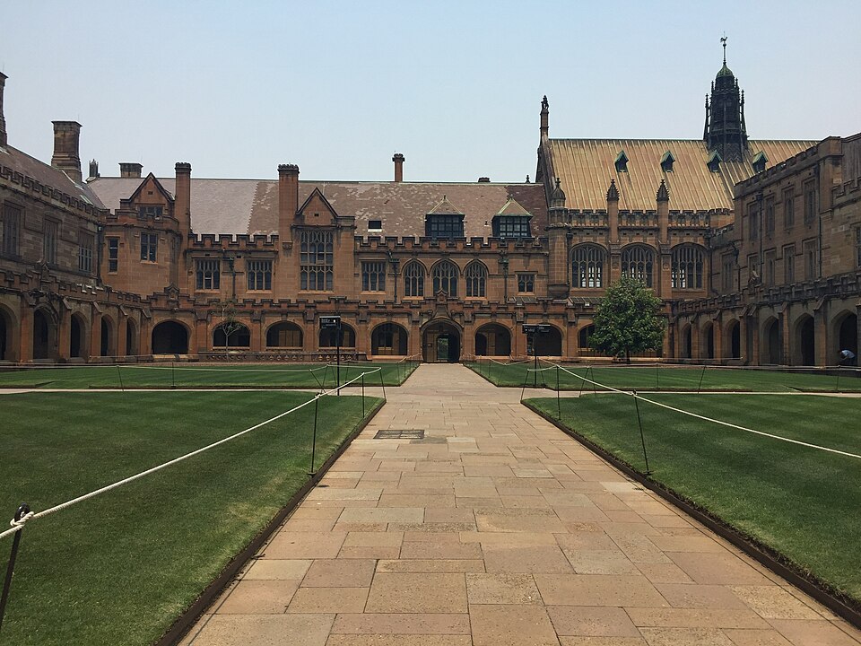 Another view of the University of Sydney Quadrangle.
